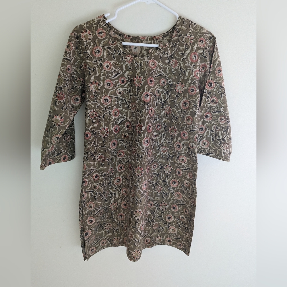 Kalamkari short kurta